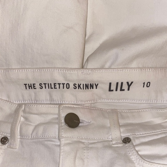 Oasis Size 6 Ankle-Length White Jeans - Picture 3 of 11